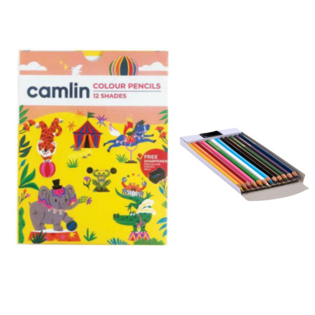 Camlin Pencil Colour HSC -12 Shades