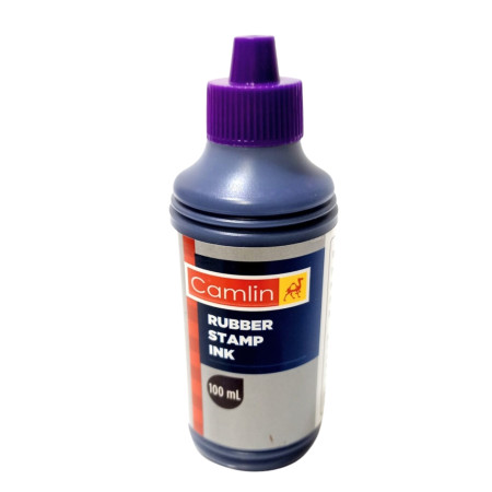 Camlin Rubber Stamp Ink Violet - 100ml