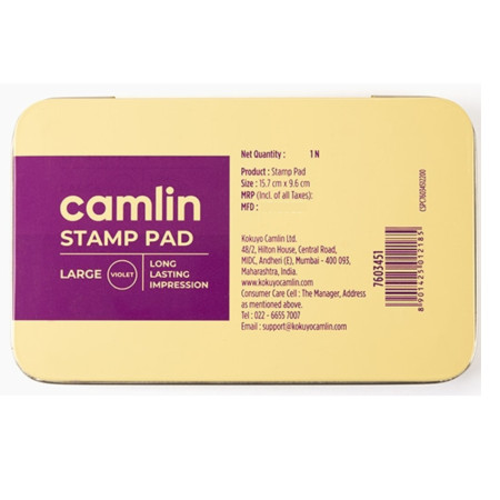 Camlin Stamp Pad Large Iron N0. 3 - Violet