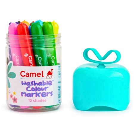 Camlin Washable Colour Marker - 12 Shades