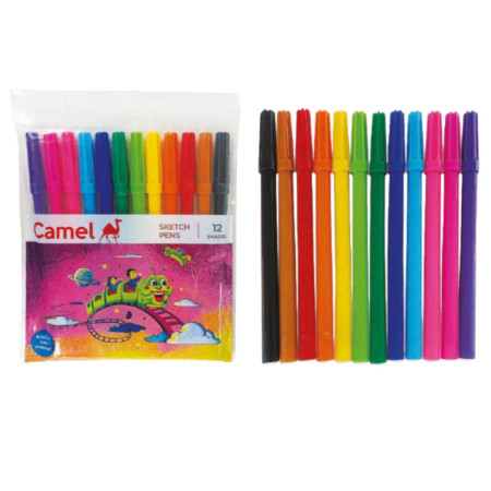 Camlin Sketch Pens - 12 Shades