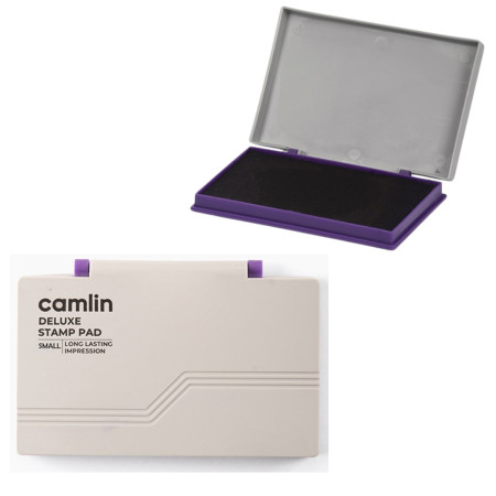 Camlin Deluxe Stamp Pad Plastic No. 1 - Small (Voilet)