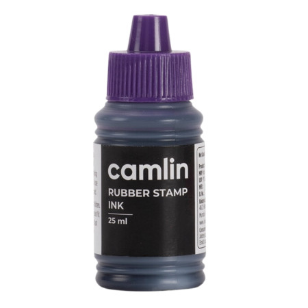 Camlin Rubber Stamp Ink Violet - 25ml