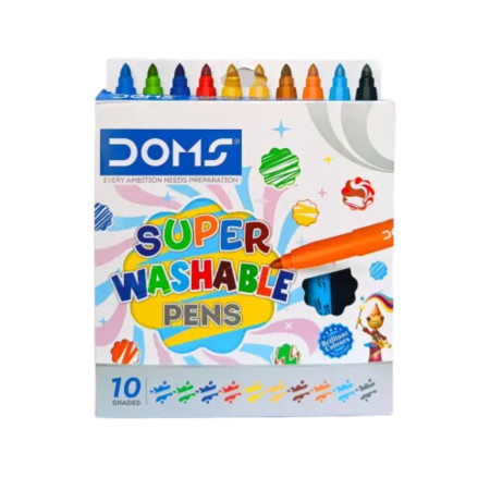 Doms Super Washable Pens - 10 Shades