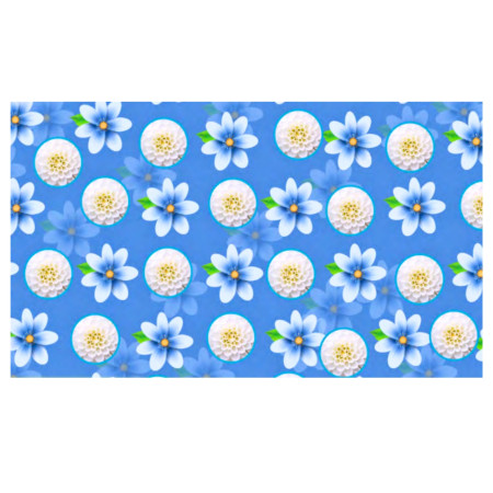 Gift Wrapping Paper - White Flower Print, Pack of 25 Sheets 68x47cm