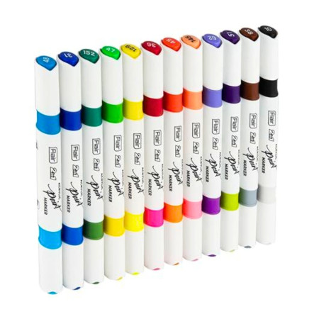 Flair Creative Soft Art Marker - 12 Shades