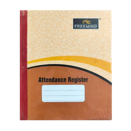 Freemind Attendance Register - 128 Pages, 19x16cm