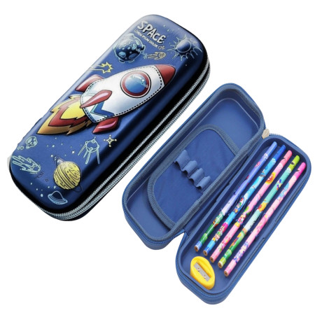 Pencil Pouch (Includes 5 Pencil and 1 Sharpener) - 7137