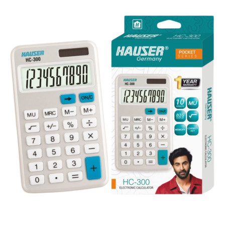 Hauser HC 300 Electronic Pocket Calculator