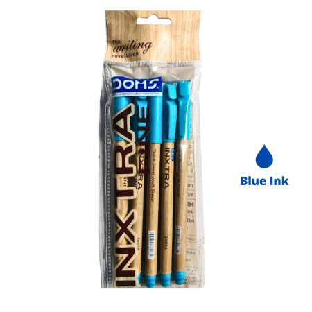 Doms Inxtra Fine Ball Pen - Blue