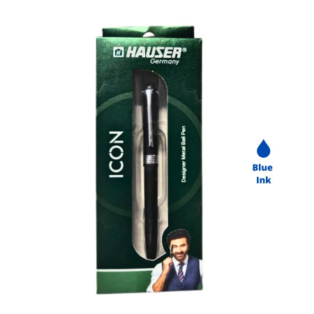 Hauser Icon Designer Metal Ball Pen - Blue