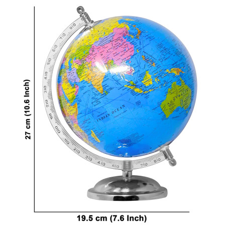 Kebica Multi Colour World Globe 8"