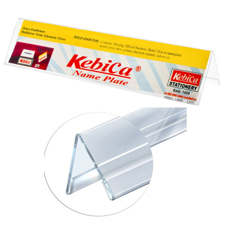 Kebica Name Plate Holder Stand (5x20.2cm)