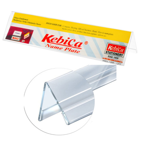 Kebica Name Plate Holder Stand (5x25.4cm)