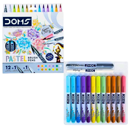 Doms Pastel Brush Pen - 14 Shades