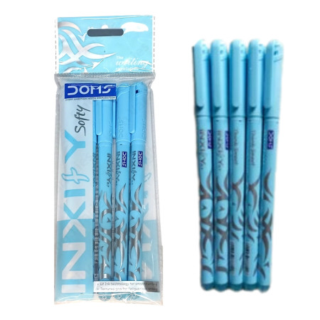 Doms Inxify Softy Ball Pen - Blue