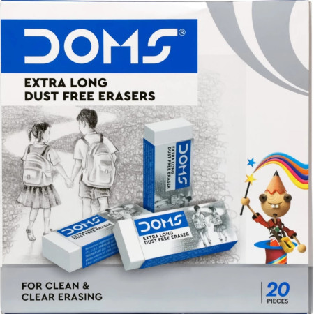 Doms Extra Long Dust Free Eraser