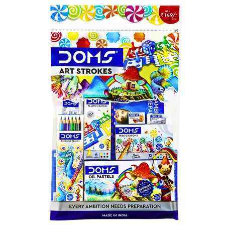 Doms Art Strokes Kit (Refer Description)