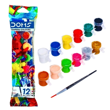 Doms Tempera Colours - 12 Shades