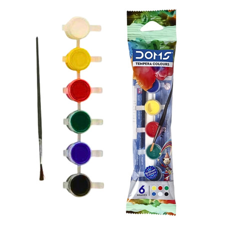 Doms Tempera Colours - 6 Shades