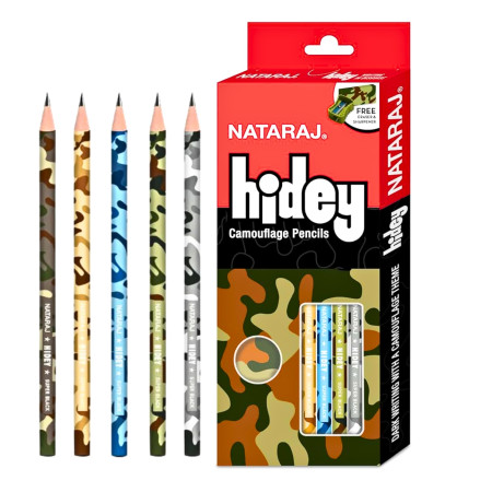 Nataraj Hidey Camouflage Pencil - Pack of 10 Pencil