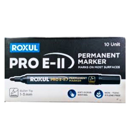 Roxul Pro E - II Permanent Marker - Black