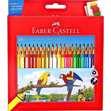 Faber Castell Colour Pencils - 48 Shades