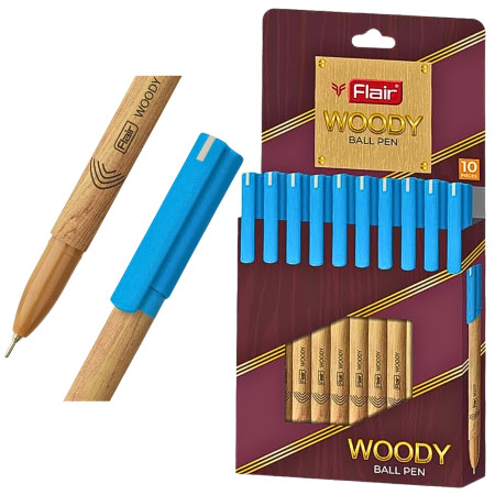 Flair Woody Ball Pen - Blue