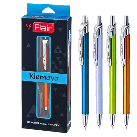 Flair Kiemaya Metal Ball Pen - Blue