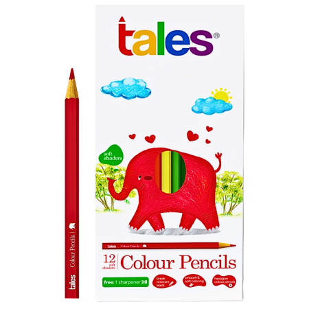 Tales Pencil Colours Long FS - 12 Shades