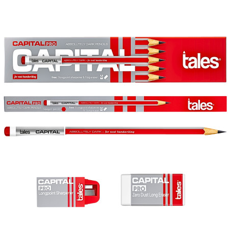 Tales Capital Pro Absolutly Dark Pencil - Pack of 10 Pencils