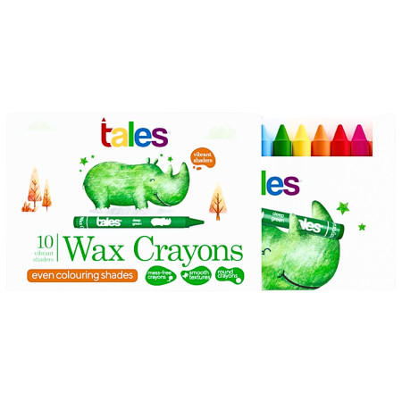 Tales Wax Crayons - 10 Shade