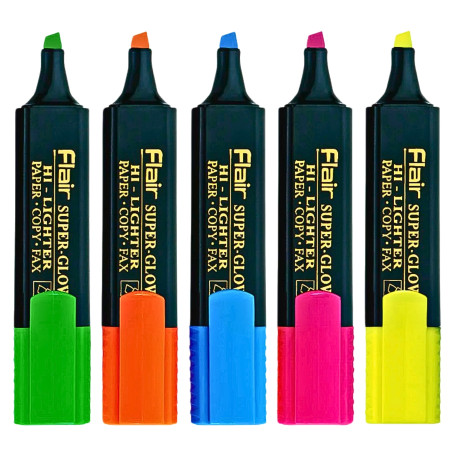 Flair Super Glow Highlighter - Assorted