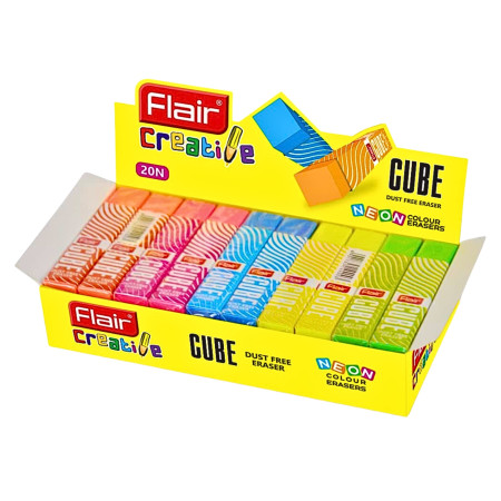 Flair Creative Cube Dust Free Eraser