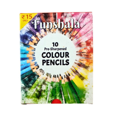 Tales Funshala Pencil Colour - 10 Shade