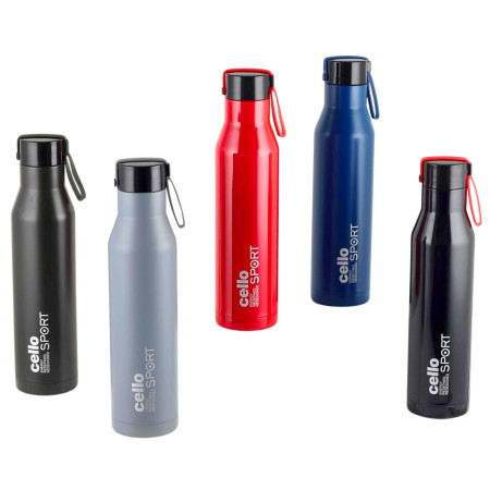 Cello Maestro 1000ml Stainless Steel Sports Bottle