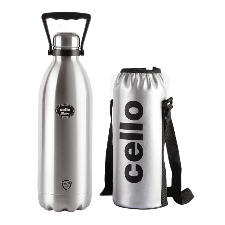 Cello Swift 2200ml Stainless Steel Vacuum Cola Bottle