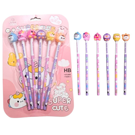 Super Cute pencil - Pack of 6 Pencil