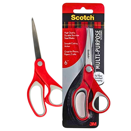 3M Scotch Multi Purpose Scissors 6"