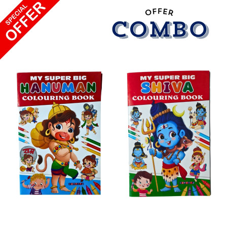 My Super Colouring Book 2 Mix Design Combo (Refer Description)
