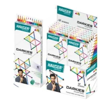 Hauser Darkies Pencil Colour - 12 Shades