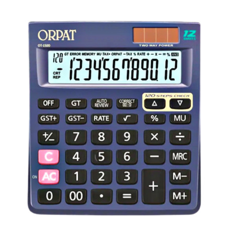 Orpat OT-150D Check & Correct Calculator - New