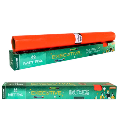 Mitra Executive Book Cover Roll Orange - 14" x 9 Yards