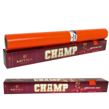 Mitra Champ Book Cover Roll Orange - 14" x 9 Yards