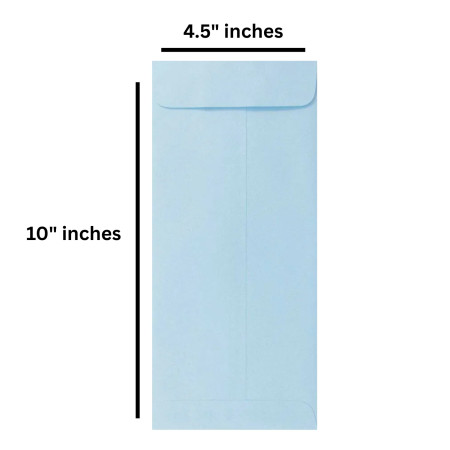 Taj Mahal Lucky Parchment Blue Envelope 10"X4.5" inches