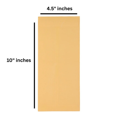Taj Mahal Lucky Parchment Yellow Envelope 10"X4.5" inches
