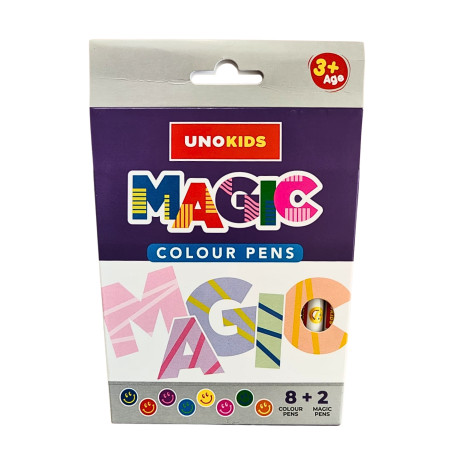 Unokids Magic Colour Pens - 10 Shades