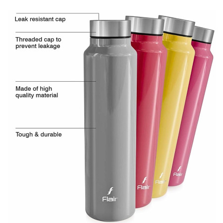 Flair Jazz 1000 Stainless Steel Water Bottle - 970ml