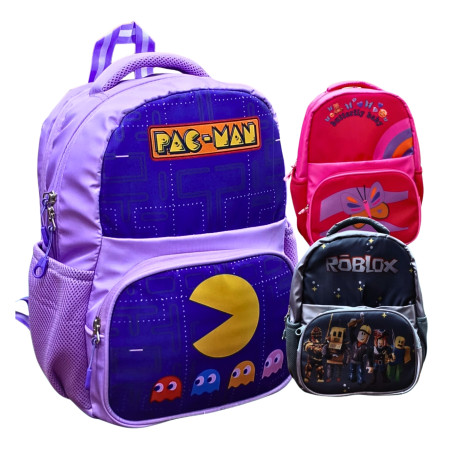 School Bag, 15 inches, Character Print( P158)