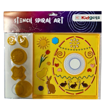 Stencil Spiral Art (1201)